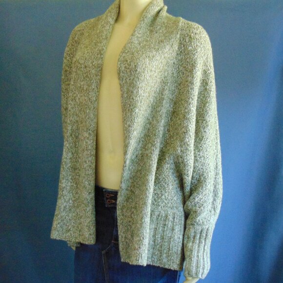 Angel of the North Anthropologie Green Chauvet Oversized Open Cardigan M - Picture 3 of 13